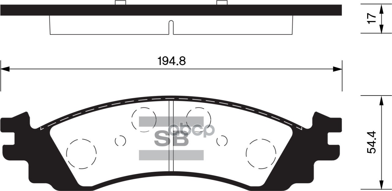 Колодки передние SANGSIN BRAKE SP1510